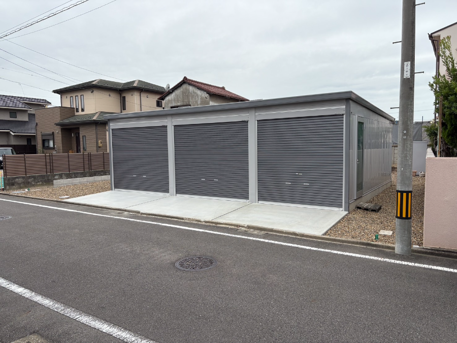 愛知県清須市　イナバガレージ　ガレーディア　GRN-3126・62H/GRN-3162HL　イナバ物置　シンプリーMJX-179DPの写真